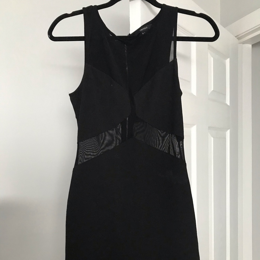 Forever 21 black party dress sz small